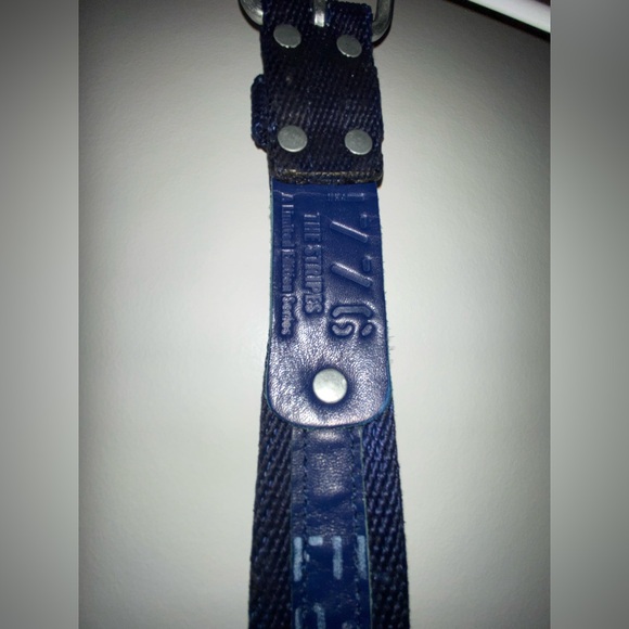 Filorosso Men’s Navy Limited Edition “The Stripes” 1776 Belt, size L see chart - Picture 6 of 13